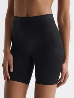 Reiss Black Spanx Shapewear Mid-Thigh Shorts 9 Reiss Black Spanx Shapewear Mid-Thigh Shorts -Reiss 169 232s4