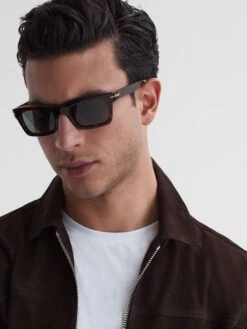 Eyewear By David Beckham Rectangular Sunglasses -Reiss 192 368s3