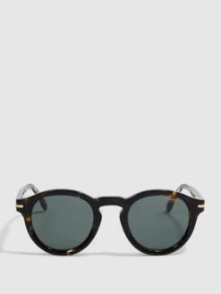 Carrera Eyewear Round Tortoiseshell Sunglasses