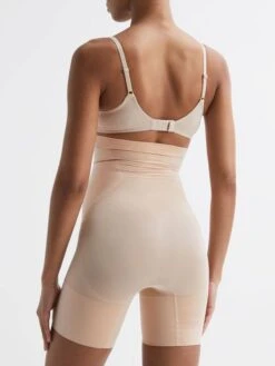 Reiss Nude Spanx Shapewear High Rise Mid-Thigh Shorts -Reiss 509 088s3