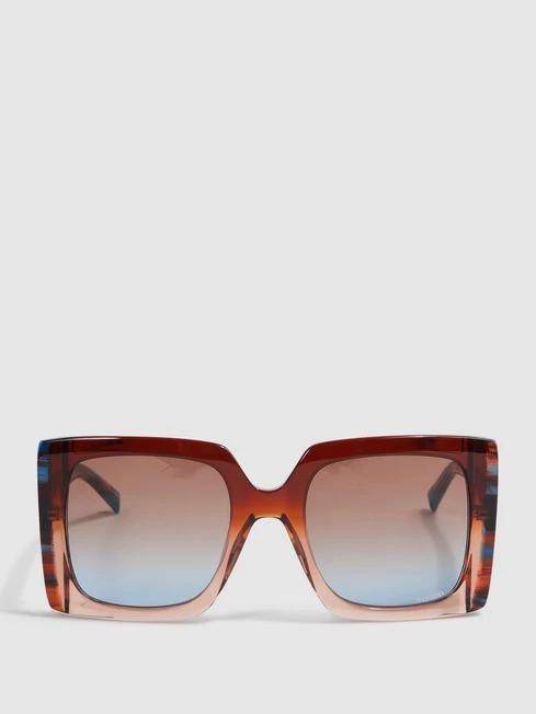 Missoni Eyewear Oversized Square Sunglasses 1 Missoni Eyewear Oversized Square Sunglasses