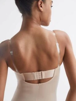 Reiss Champagne Spanx Shapewear Strapless Mid-Thigh Bodysuit With Cups 7 Reiss Champagne Spanx Shapewear Strapless Mid-Thigh Bodysuit With Cups -Reiss 726 184s3