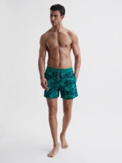 Reiss Turquoise Moorea Vilebrequin Octopus Print Swim Shorts -Reiss 777 787s6