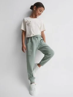 Reiss Sage Tila Jersey Drawstring Joggers