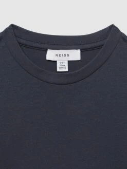 Reiss Airforce Blue Bless Junior Crew Neck T-shirt -Reiss 814 920s8