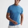Reiss Marine Blue Bless Crew Neck T-Shirt