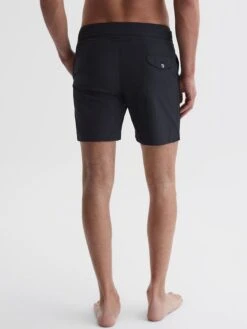 Reiss Navy Stripe Clipper Hemingsworth Side Adjuster Swim Shorts -Reiss 873 119s4
