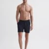 Reiss Navy Kulbir Gurka Hemingsworth Front Pleat Swim Shorts