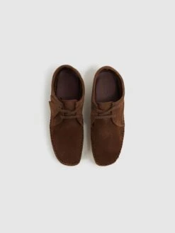 Reiss Brown Clarks Originals Suede Moccasin Shoes -Reiss 980 445s5