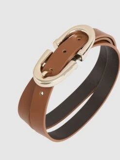 Reiss Tan Bailey Horseshoe Belt -Reiss A85500s4