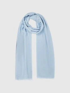Reiss Duck Egg Heidi Cashmere Lightweight Scarf -Reiss C66 705s3