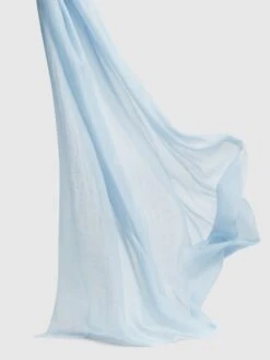 Reiss Duck Egg Heidi Cashmere Lightweight Scarf -Reiss C66 705s4