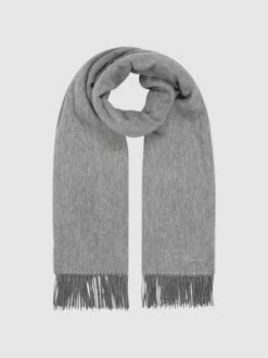 Reiss Soft Grey Picton Cashmere Blend Scarf -Reiss C67 434s3