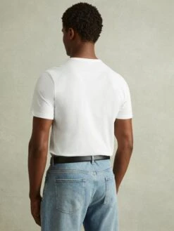 Reiss Optic White Melrose Garment Dye Crew Neck T-shirt 9 Reiss Optic White Melrose Garment Dye Crew Neck T-shirt -Reiss D00289s4