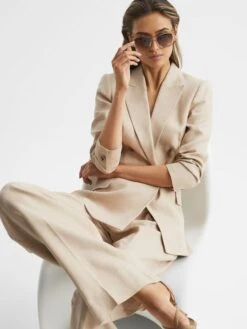 Reiss Ecru Seven Chimi Large Frame Acetate Sunglasses -Reiss D20 428s5