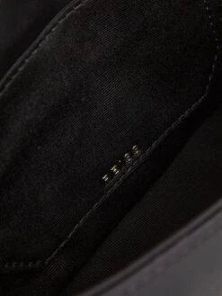 Reiss Black Camille Satin Pleated Clutch Bag 9 Reiss Black Camille Satin Pleated Clutch Bag -Reiss D21 807s4