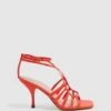 Reiss Coral Eva Leather Strappy Heels