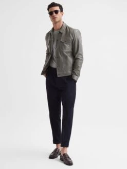 Reiss Grey Marl Bless Crew Neck T-Shirt -Reiss D29 780s6