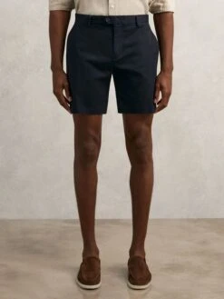 Reiss Navy Wicket S Short Length Casual Chino Shorts -Reiss D29799s3