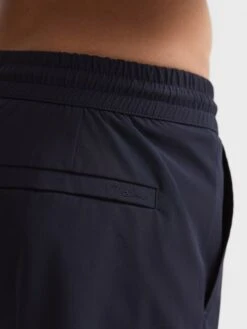 Reiss Navy Beach Plain Drawstring Swim Shorts -Reiss D40 021s6