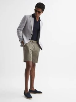 Reiss Khaki Shore Side Adjuster Shorts -Reiss D46 378s6