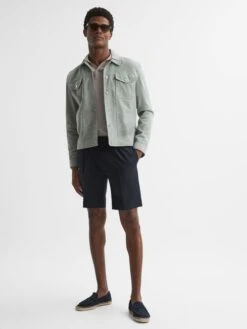 Reiss Navy Shore Side Adjuster Shorts -Reiss D46 379s6