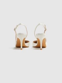 Reiss Off White Cecily Pointed Court Shoes -Reiss D49 993s4