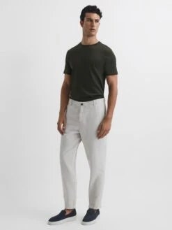 Reiss Oxidised Green Bless Crew Neck T-Shirt 9 Reiss Oxidised Green Bless Crew Neck T-Shirt -Reiss D50 923s3