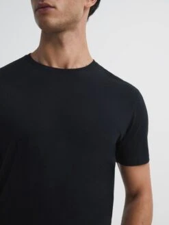 Reiss Black Bless Crew Neck T-Shirt -Reiss D50 927s4