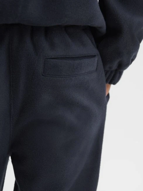 Reiss Navy Bear Senior Micro Fleece Joggers 4 Reiss Navy Bear Senior Micro Fleece Joggers – Image 4