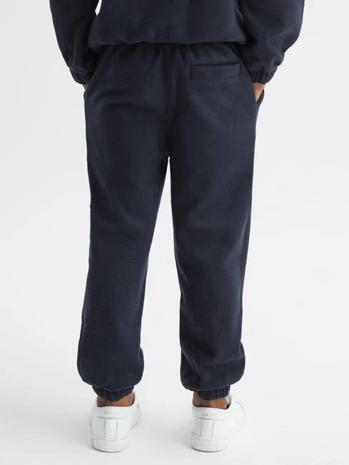 Reiss Navy Bear Senior Micro Fleece Joggers 5 Reiss Navy Bear Senior Micro Fleece Joggers – Image 5