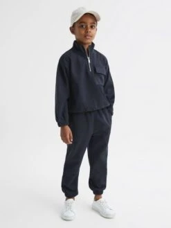 Reiss Navy Bear Junior Micro Fleece Joggers -Reiss D50 956s3
