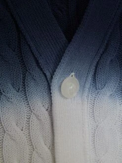 Reiss Blue Cosmo Senior Ombre Cable Knit Cardigan -Reiss D51 043s6