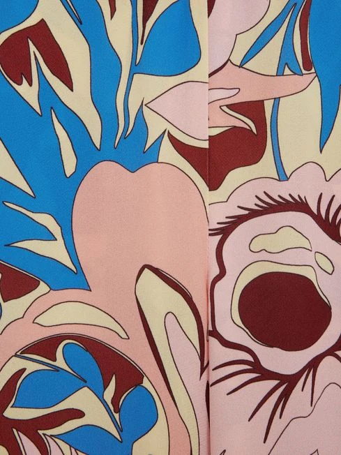 Reiss Lilac Liv Junior Floral Printed Straight Leg Trousers 7 Reiss Lilac Liv Junior Floral Printed Straight Leg Trousers – Image 7