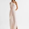 Reiss Nude Eliza Off-The-Shoulder Jumpsuit