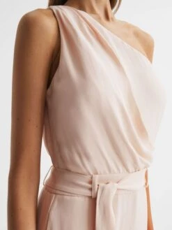Reiss Nude Eliza Off-The-Shoulder Jumpsuit -Reiss D56 076s4