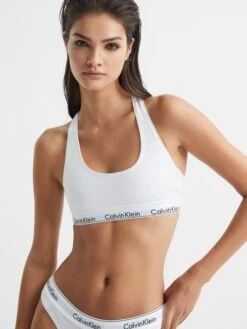 Reiss White Calvin Klein Underwear Bralette