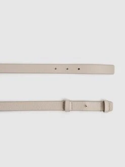Reiss Stone Hayley Leather Square Hinge Belt -Reiss D57 926s3