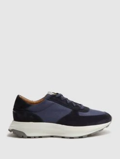 Reiss Blue/Navy Trinity Tech Unseen Trinity Tech Trainers