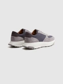 Reiss Grey Multi Trinity Tech Unseen Trinity Tech Trainers -Reiss D57979s5
