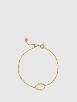 Reiss Gold Midnight Maria Black Bracelet