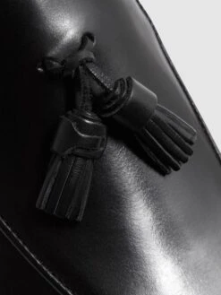 Reiss Black Windsor Suede Tassel Loafers 11 Reiss Black Windsor Suede Tassel Loafers -Reiss D67 728s6