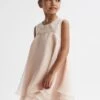 Reiss Pink Alexis Junior Layered Tulle Dress