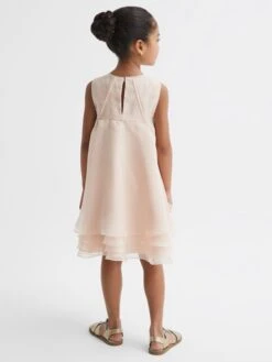 Reiss Pink Alexis Junior Layered Tulle Dress -Reiss D68 945s5