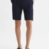 Reiss Navy Wicket Modern Fit Chino Shorts