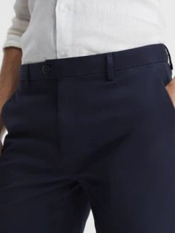Reiss Navy Wicket Modern Fit Chino Shorts -Reiss D76 849s4