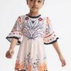 Reiss Ivory Ania Junior Floral Printed Dress