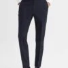 Reiss Navy Hope Modern Fit Travel Trousers