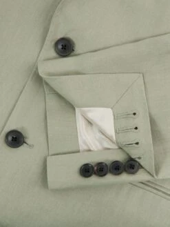 Reiss Apple Kin Slim Fit Single Breasted Linen Blazer -Reiss D97 867s6