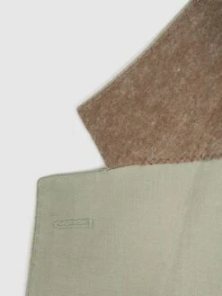 Reiss Apple Kin Slim Fit Single Breasted Linen Blazer -Reiss D97 867s9